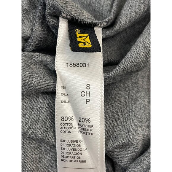 Caterpillar NWT Mens Gray Short Sleeve Crew Neck Pocket T-Shirt, Small, New - Picture 10 of 14